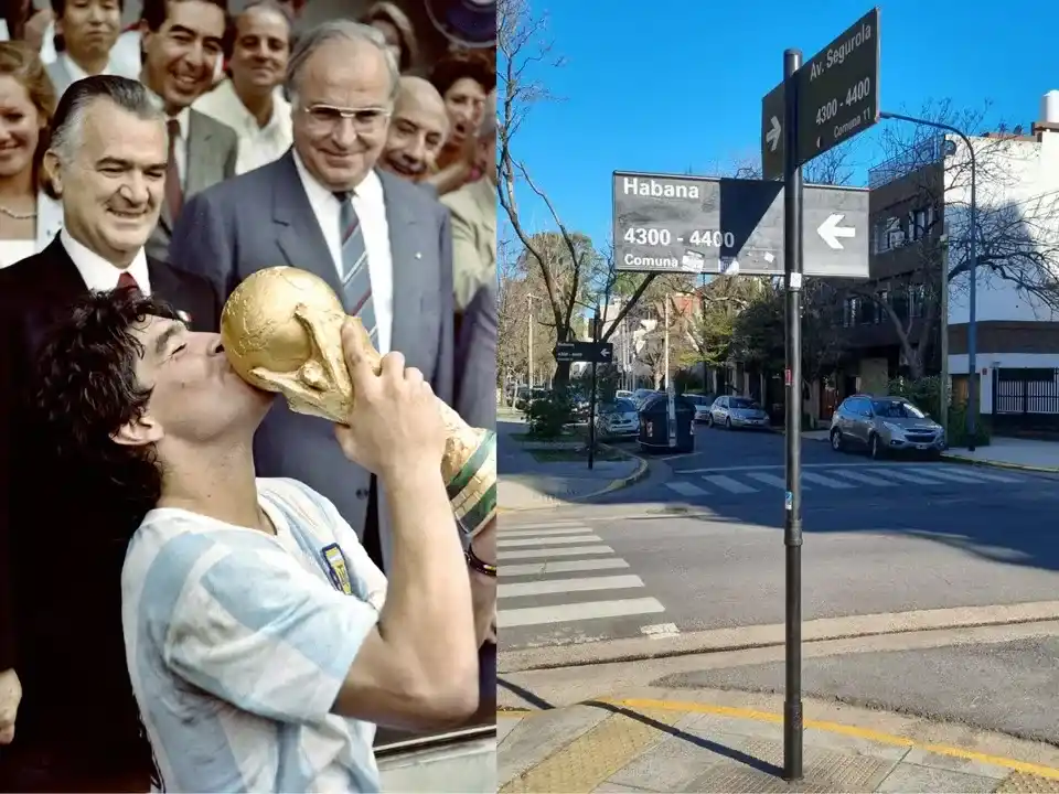 El Gobierno de la Ciudad de Buenos Aires eliminó el homenaje espontáneo a Diego Armando Maradona en la esquina de Segurola y Habana, en Villa Devoto. Foto:NA