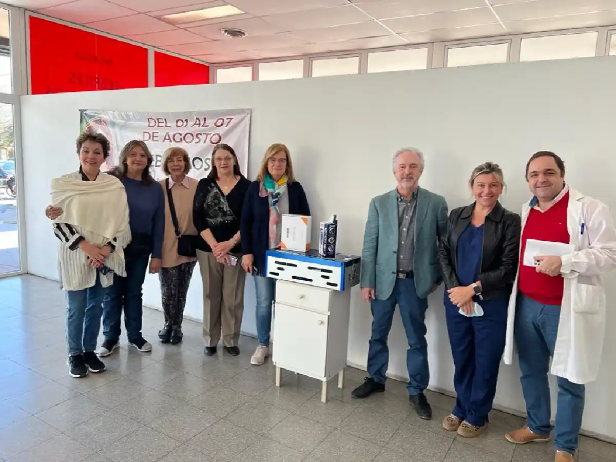 Donaron importante equipamiento médico al Hospital Iturraspe