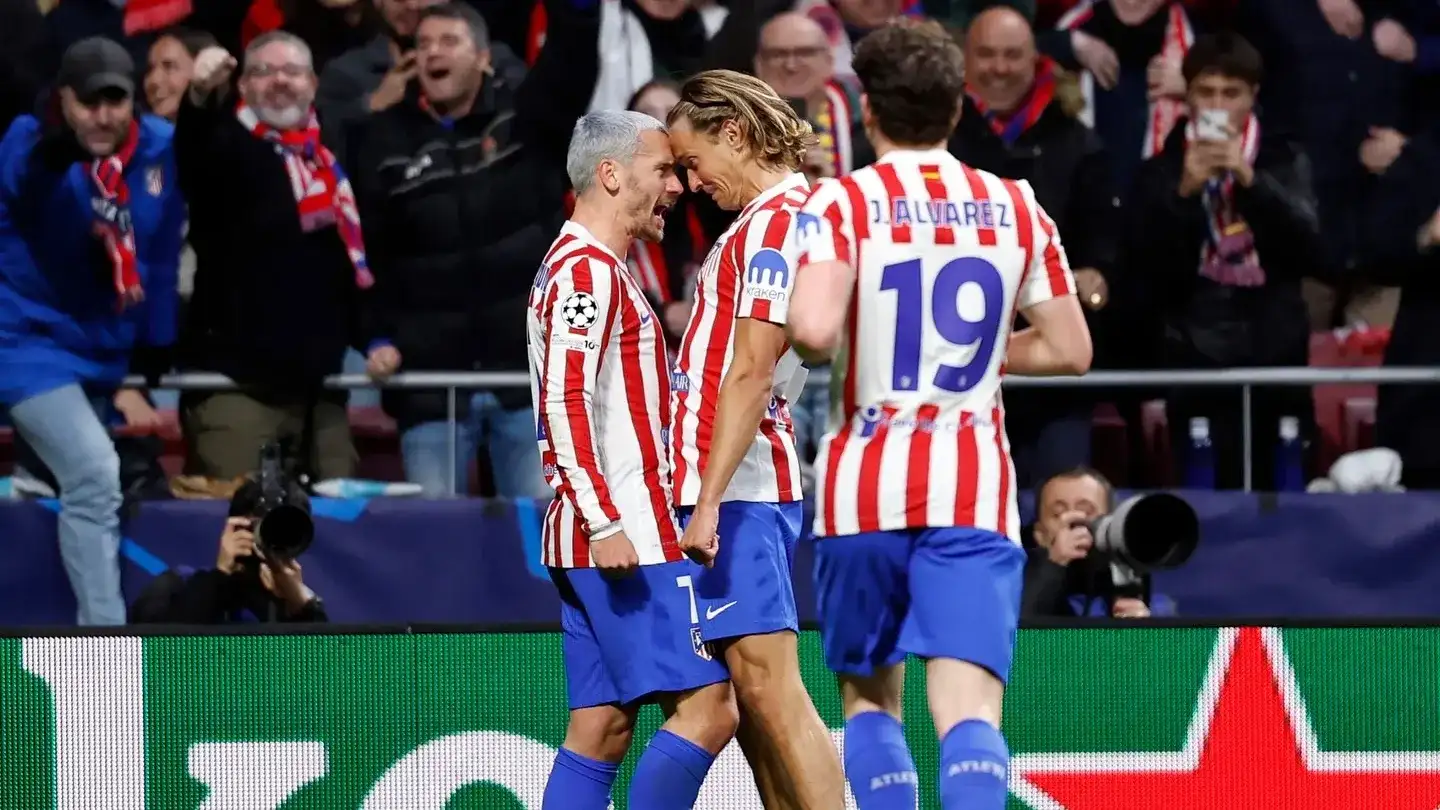 Griezmann, Llorente y Julián Álvarez rindieron en alto nivel.