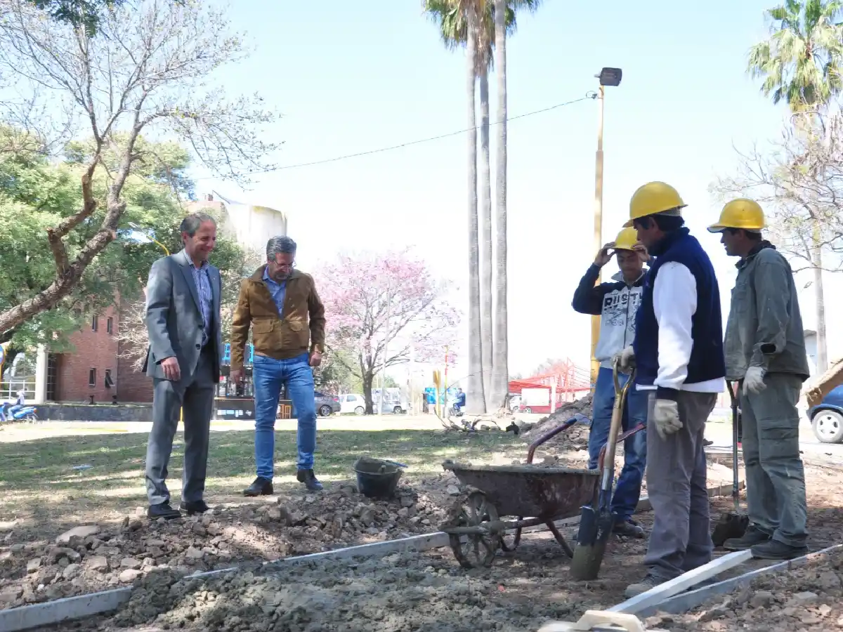 Avanzan los trabajos para la creación del Paseo del Ferrocarril Mitre 