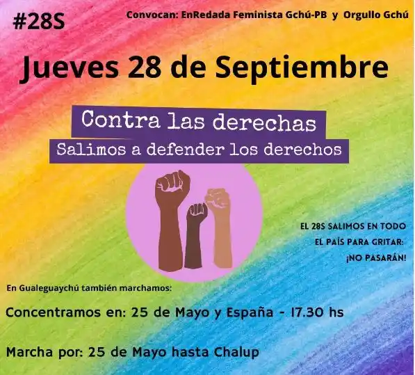 Se realizará una movilización en el centro de la ciudad en defensa de los derechos