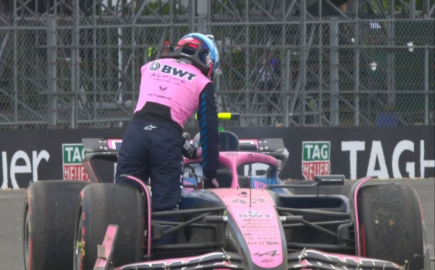 Colapinto se despistó y no pudo clasificar: saldrá último este domingo en el GP de Gran Bretaña