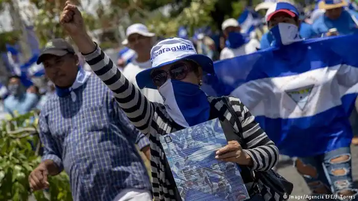 Violentos incidentes en marcha opositora en Nicaragua
