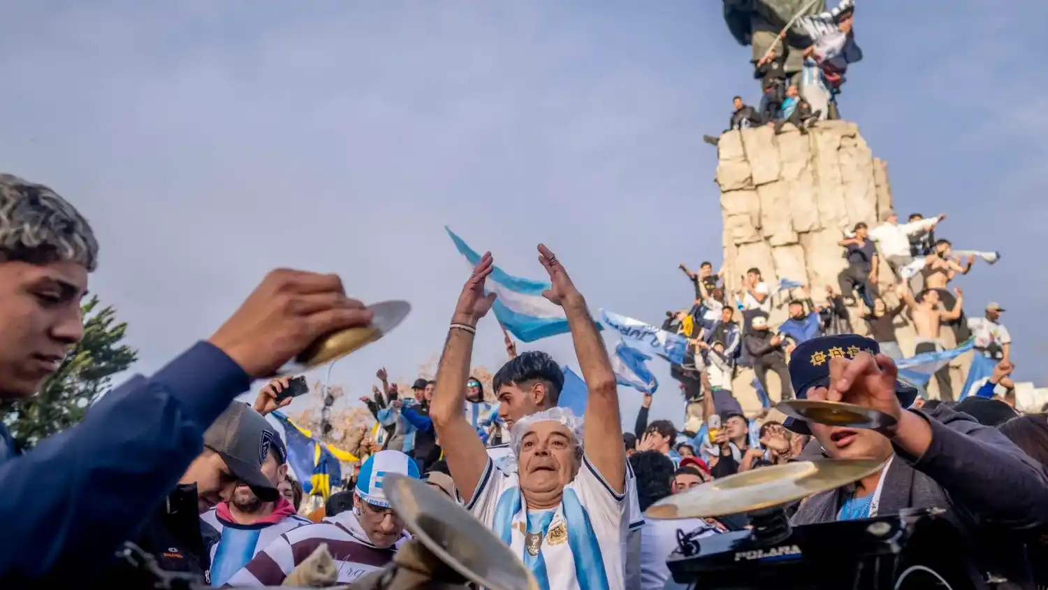 Además de los festejos, se registraron incidentes en el centro de la ciudad. Foto: Diego Izquierdo