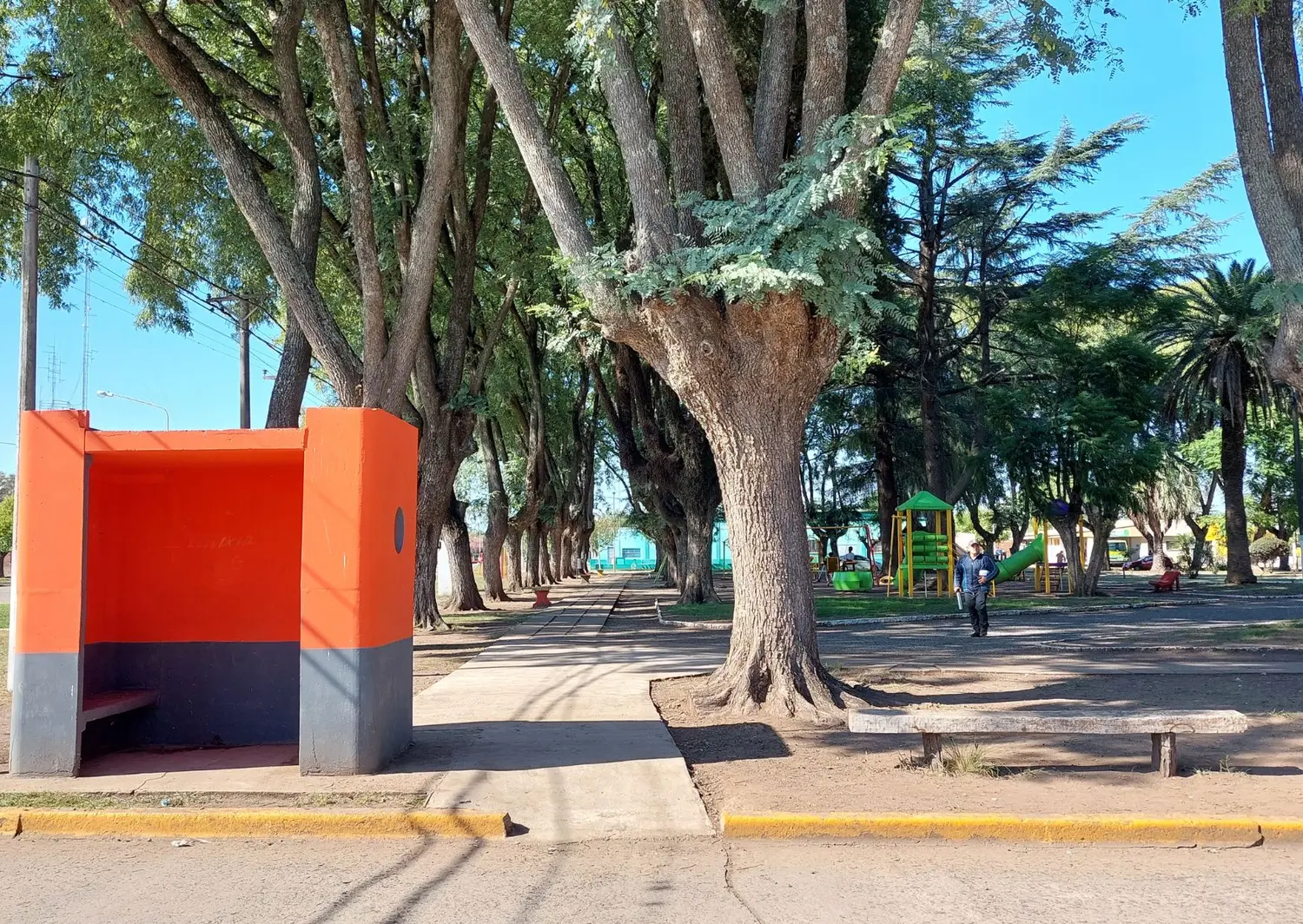 Plaza de Río Tala. Foto: La Opinión.