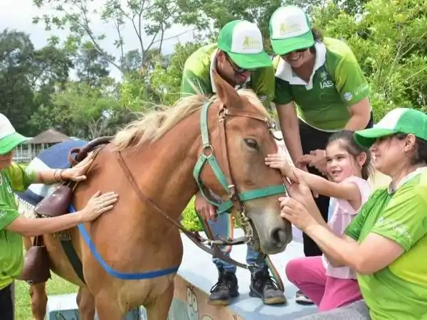 Avanzan las conversaciones con el IAS para 
llevar el Programa de Equinoterapia a Pirané