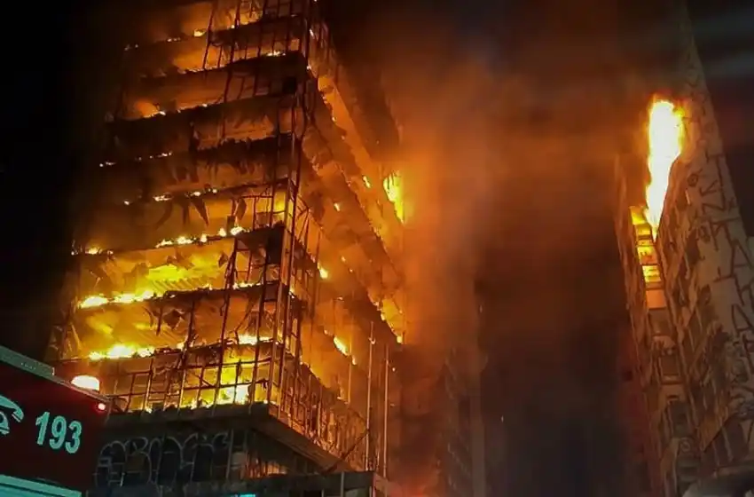 Brasil: 44 desaparecidos y un muerto tras el derrumbe de un edificio