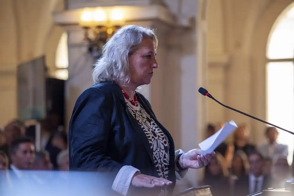 Este viernes Valentini prestó juramento la nueva vocal del TSJ  en el Palacio de Justicia I.