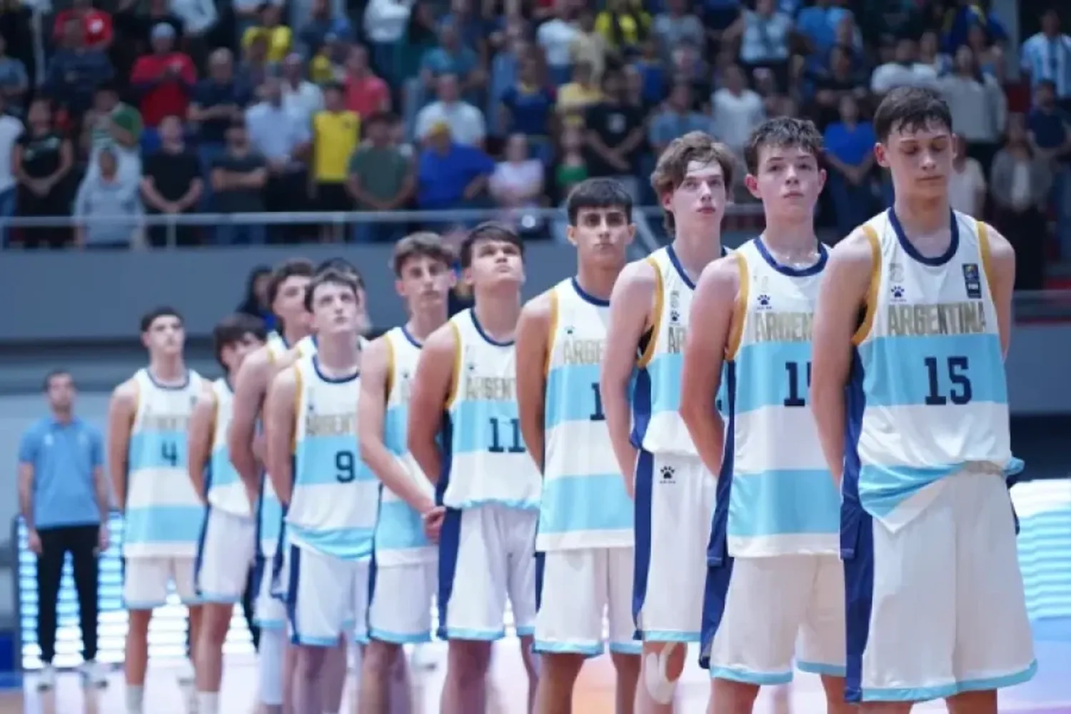 Derrota de Argentina en el inicio del Sudamericano U15