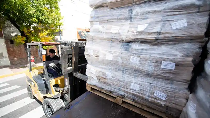 Se completó el proceso de distribución de material para las elecciones