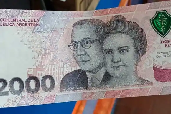 Los billetes de $ 2.000 comenzaron a circular en Santa Fe