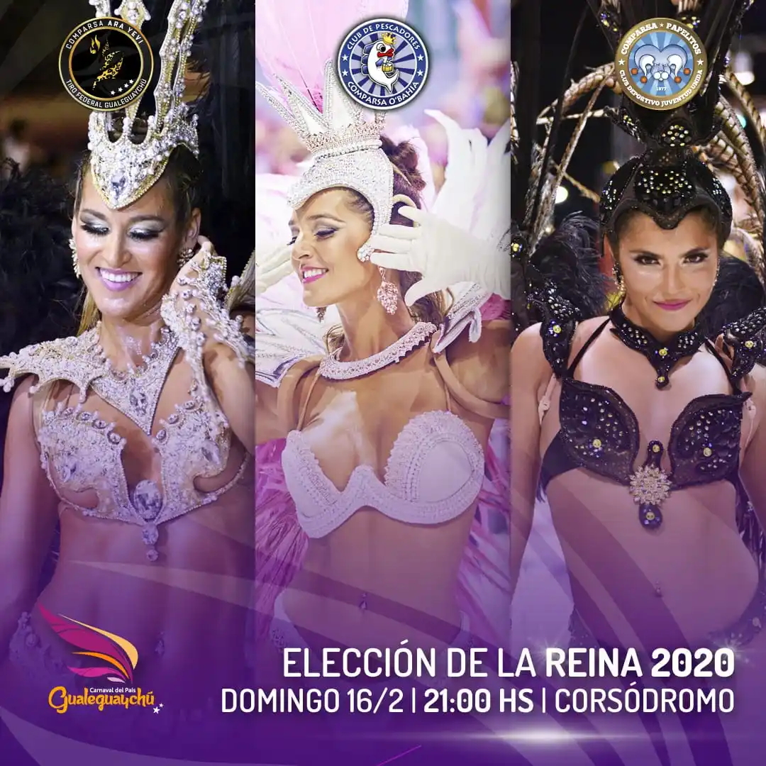 La elección de la Reina del Carnaval del País será el 16 de febrero