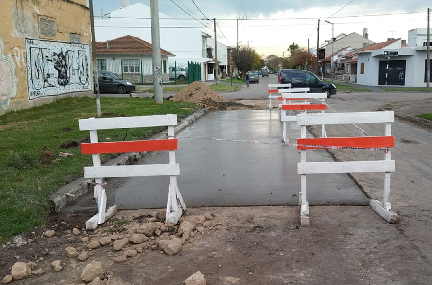 Cortes y desvíos de tránsito por obras viales en Mar del Plata