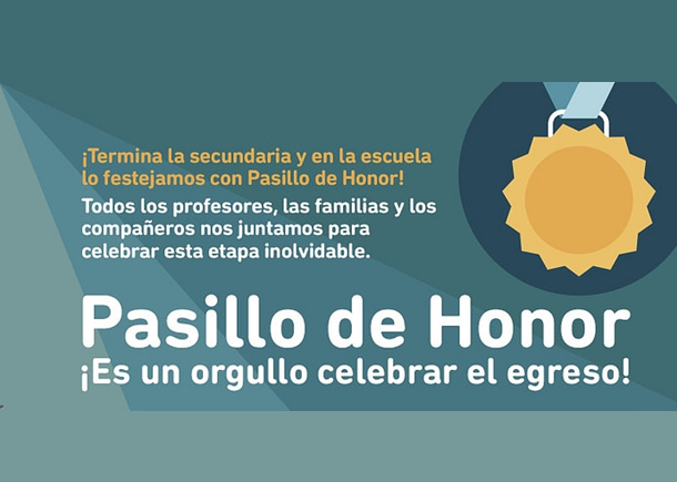 La Provincia propone homenajear a egresados de escuelas secundarias con un "pasillo de honor"