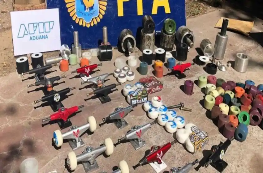 Traficaban cocaína a Europa en rueditas de skate