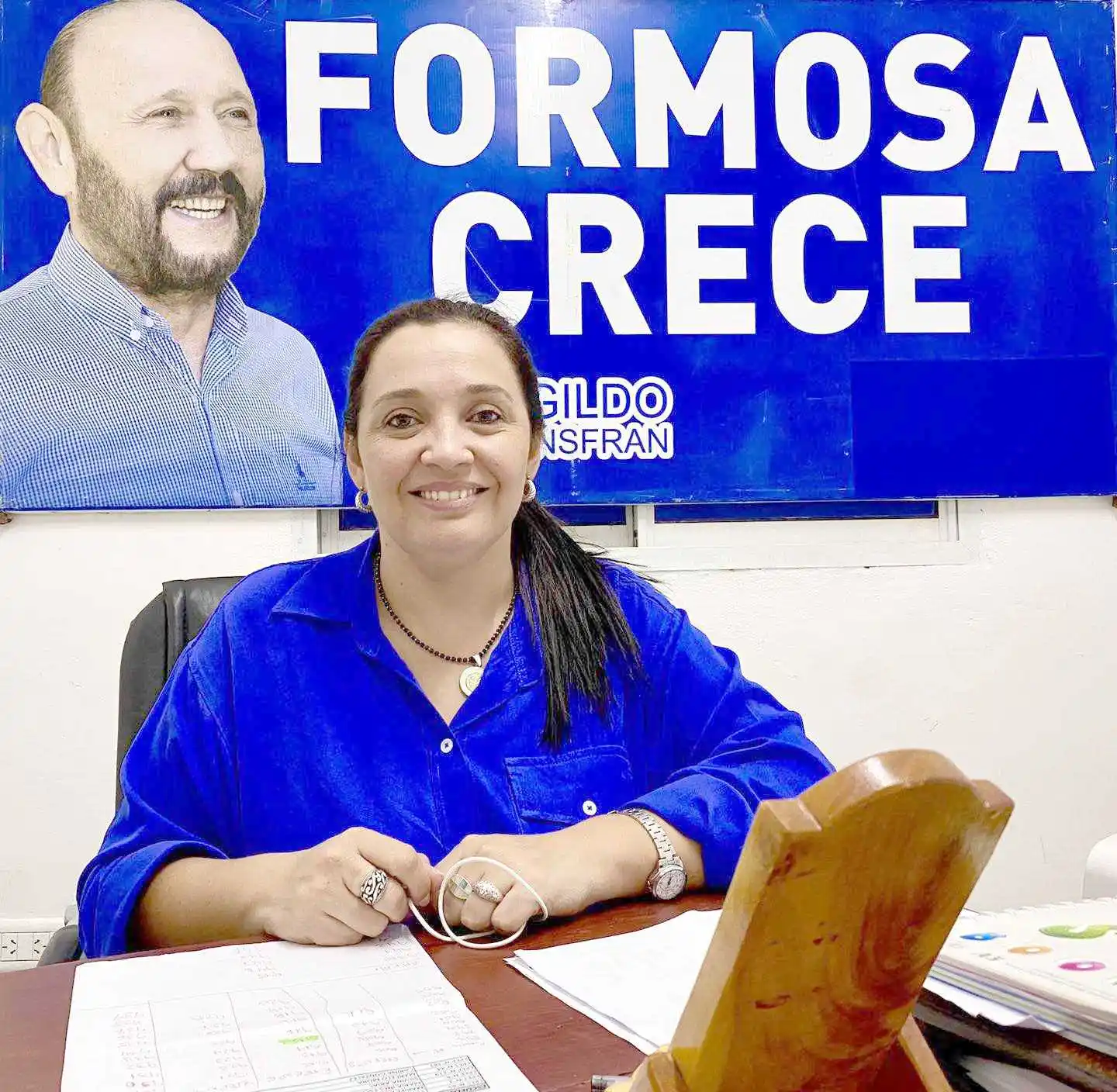 Yessica Palacios: “El pueblo de Pirané confió 
en la gestión de una mujer en el Municipio”