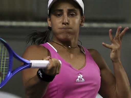 Debut y despedida para Lourdes Carlé en Indian Wells
