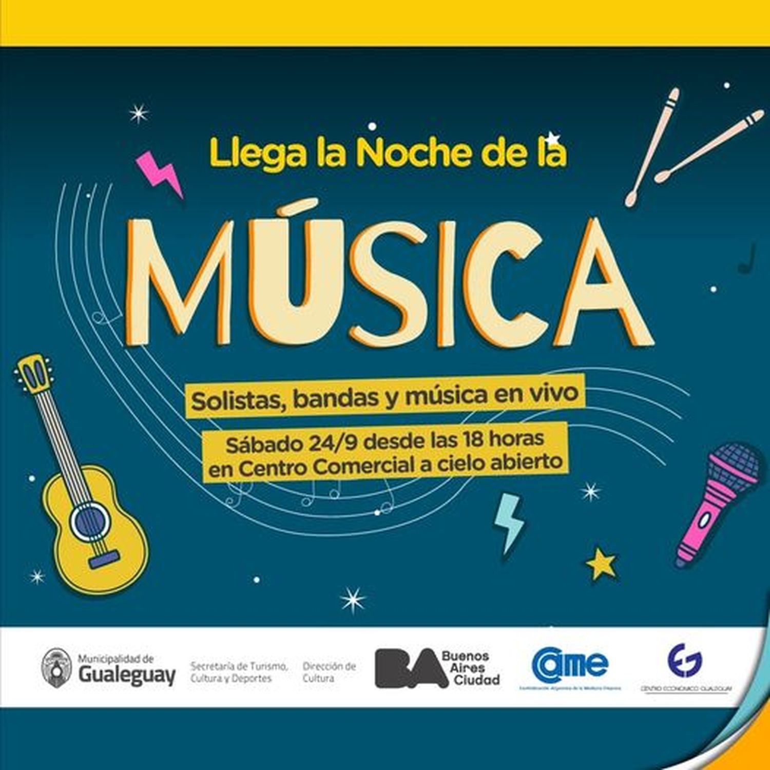 Hoy se realizará la Noche de la Música