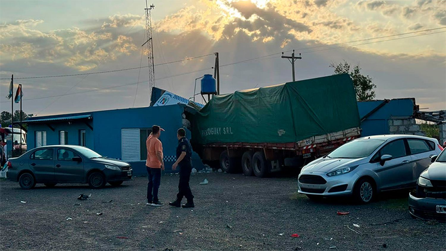 Murió el conductor del camión que chocó puesto caminero entrerriano