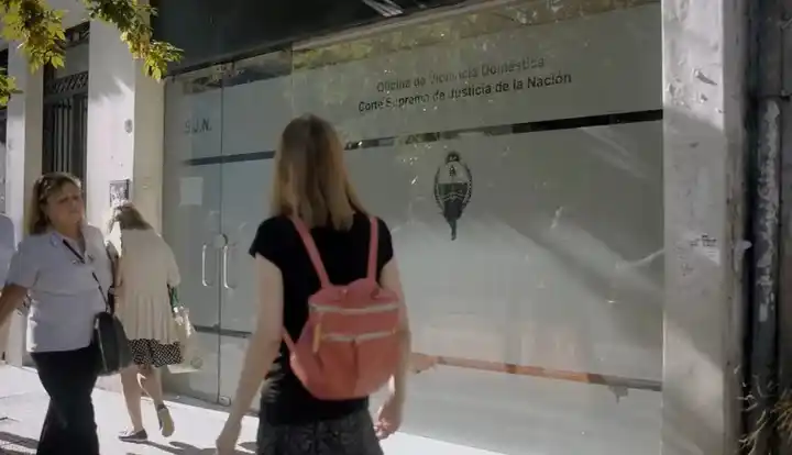 Sede de la Oficina de Violencia Doméstica (OVD) de la Corte Suprema de Justicia de la Nación.