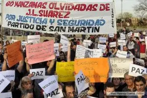 San Martín: Vecinos del médico que mató al ladrón marcharon por seguridad