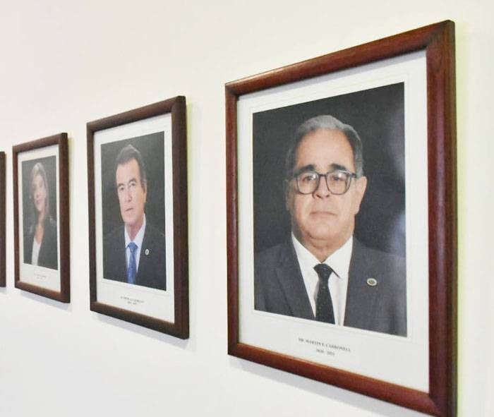 Martín Carbonell integra la galería de expresidentes y expresidentas del Superior Tribunal de Justicia