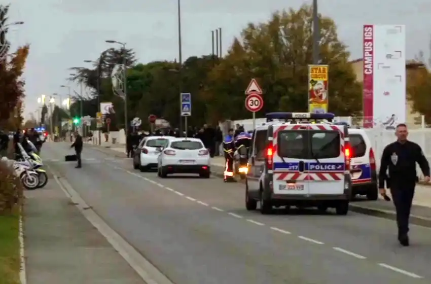 Un auto atropelló a un grupo de estudiantes en Francia