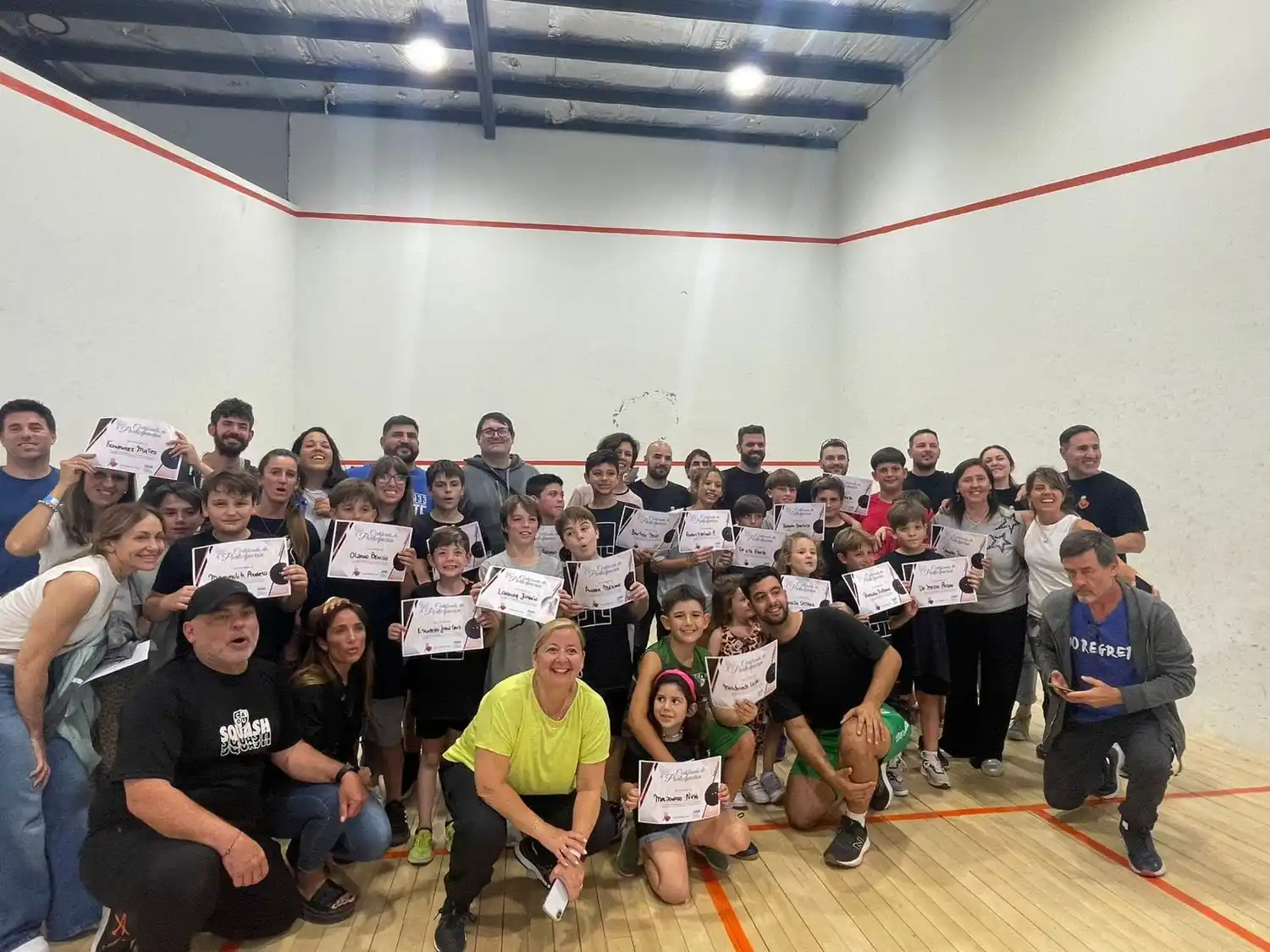 La actividad del squash local cerró su año deportivo.
