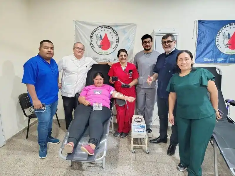Hospital de San Martín Dos: se realizó 
la tercera colecta voluntaria de sangre