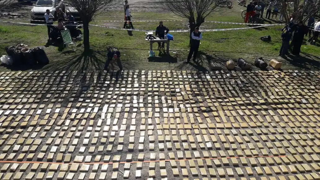 Operación “Yerba mala”: Se incautaron más de tres toneladas de marihuana