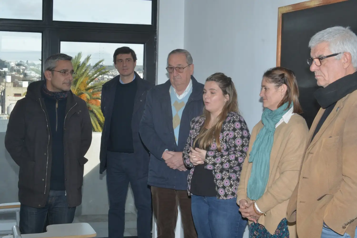 Presentaron las obras de ampliación de la Escuela de Idiomas.