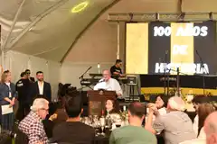 "Un club, y sobre todo este, es familia", aseguró Lunghi en el centenario del Club Ferroviarios de Gardey