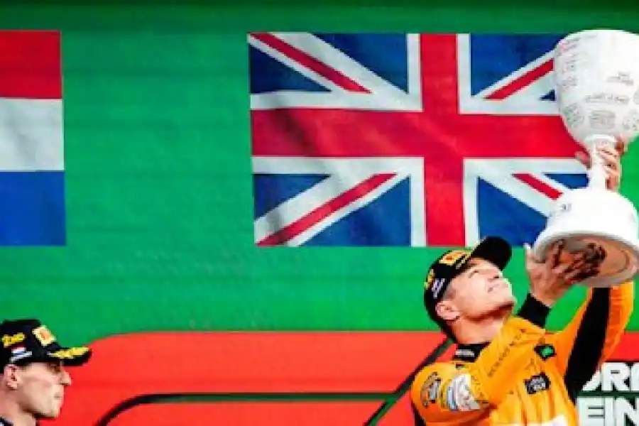 Lando Norris se quedó con el Gran Premio de Países Bajos