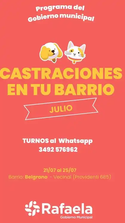 Castraciones en tu barrio