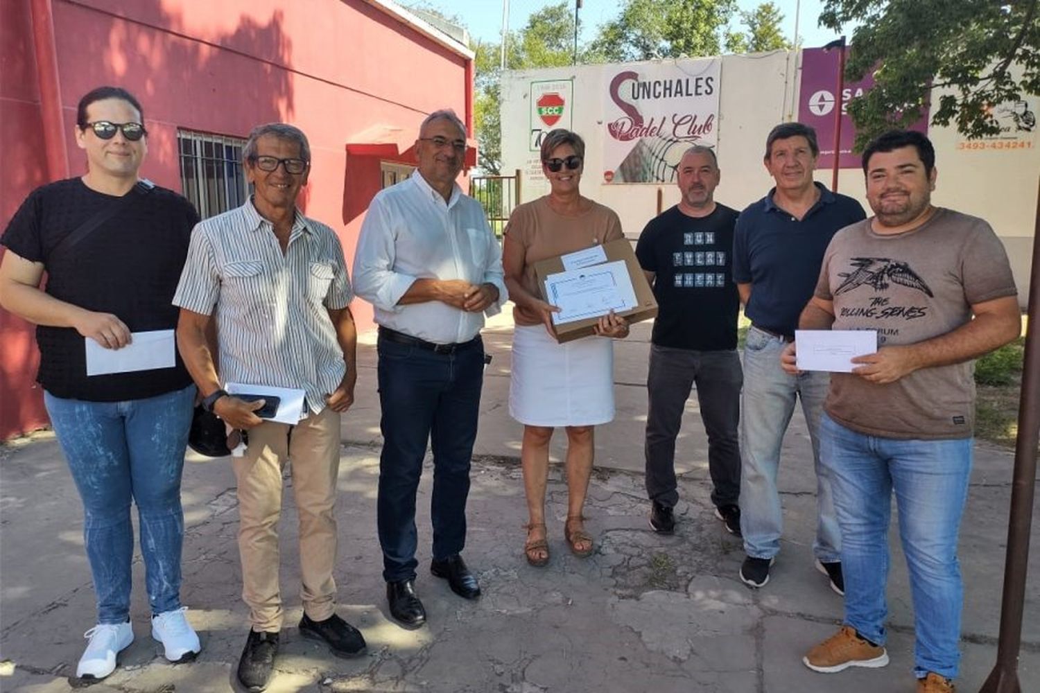 Alcides Calvo realizó trabajos en conjunto con instituciones intermedias de Sunchales