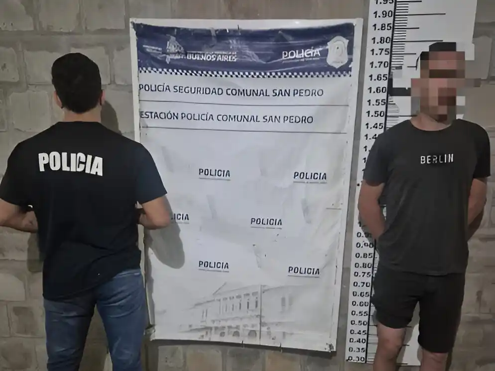 La Comisaría aguarda cupo en una unidad penal para trasladar al delincuente.