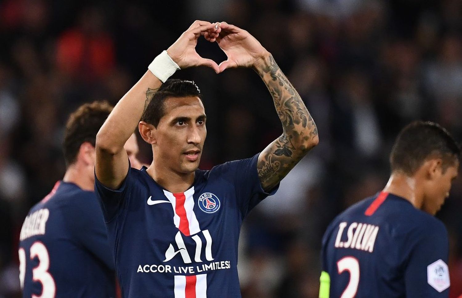 Anotó Di María en la goleada de PSG