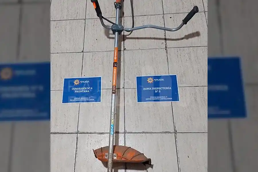 Le robaron la motoguadaña y al poco tiempo la encontró publicada en Facebook: la recuperó