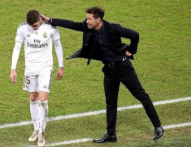Simeone y la patada de Valverde a Morata: "Hizo lo que tenía que hacer, ganó el partido con eso"