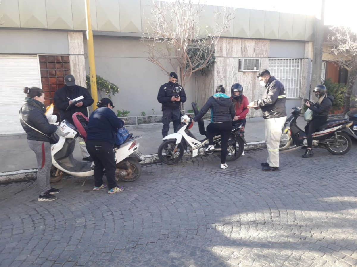 Retuvieron 34 motos y 2 remises en operativo de control de tránsito