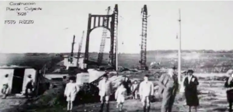 El Colgante. En tiempos de construcción