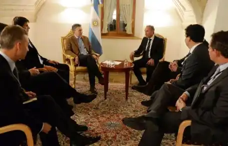 Macri comenzó su participación en Davos con reuniones con empresarios