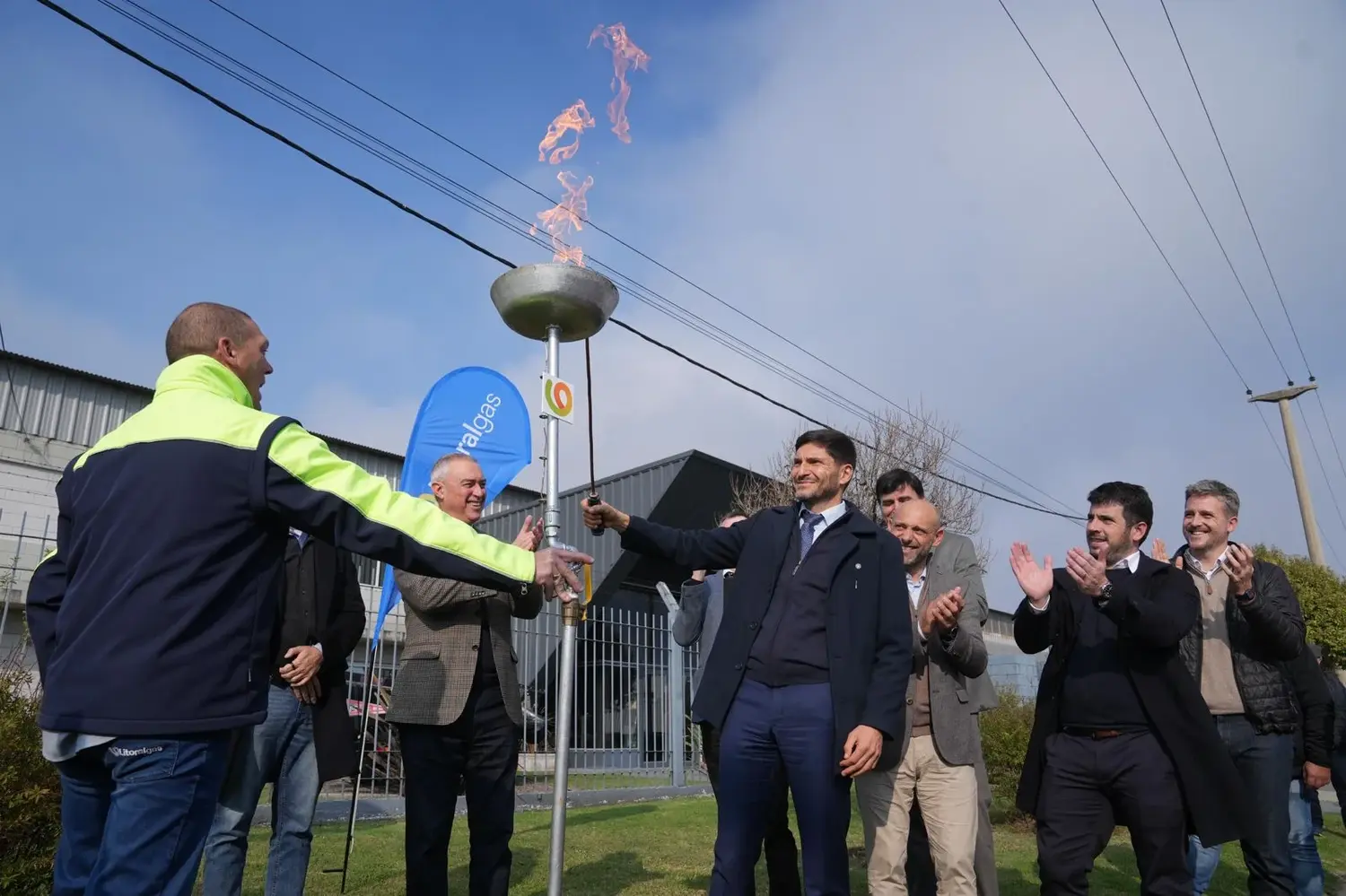Pullaro inauguró el Gasoducto Regional Sur: “En Santa Fe la obra no es sinónimo de corrupción, sino de desarrollo"