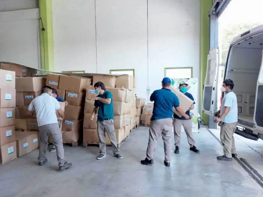 FONTEX refuerza al sistema sanitario con una nueva entrega de productos de bioseguridad