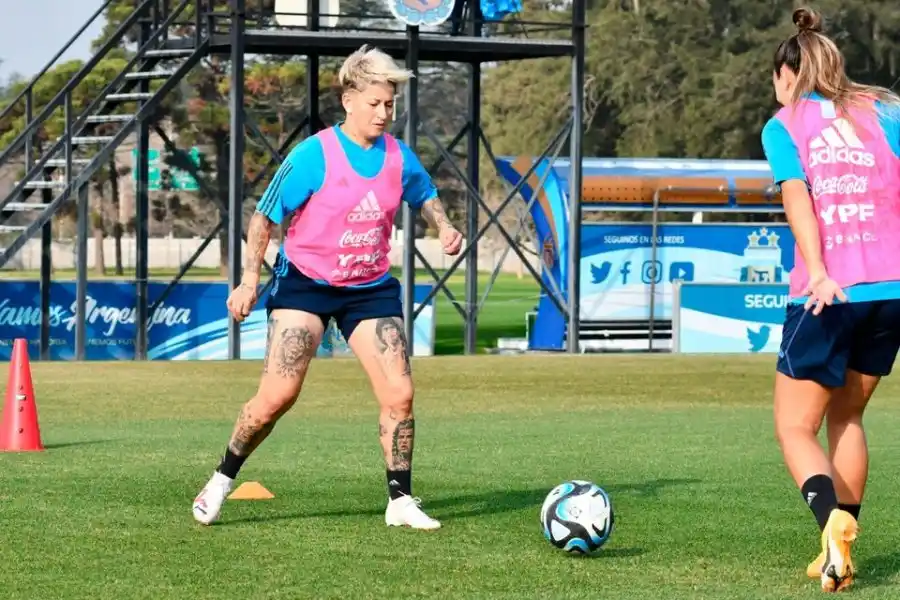 Argentina se entrenó en Ezeiza