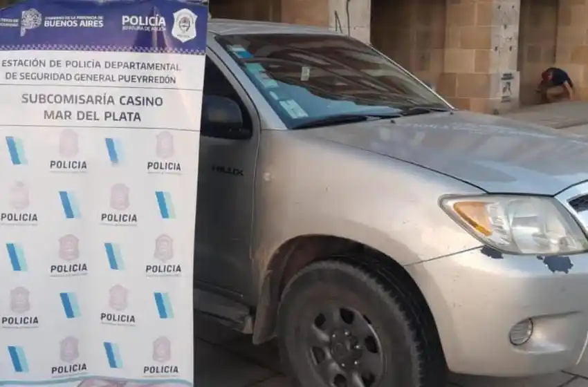 Recuperan una camioneta robada el fin de semana