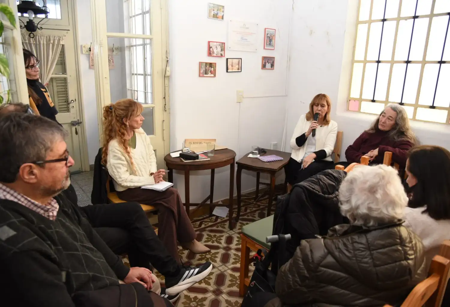 Ángeles Pagola y Patricia Gavazza, dos de las docentes expositoras.