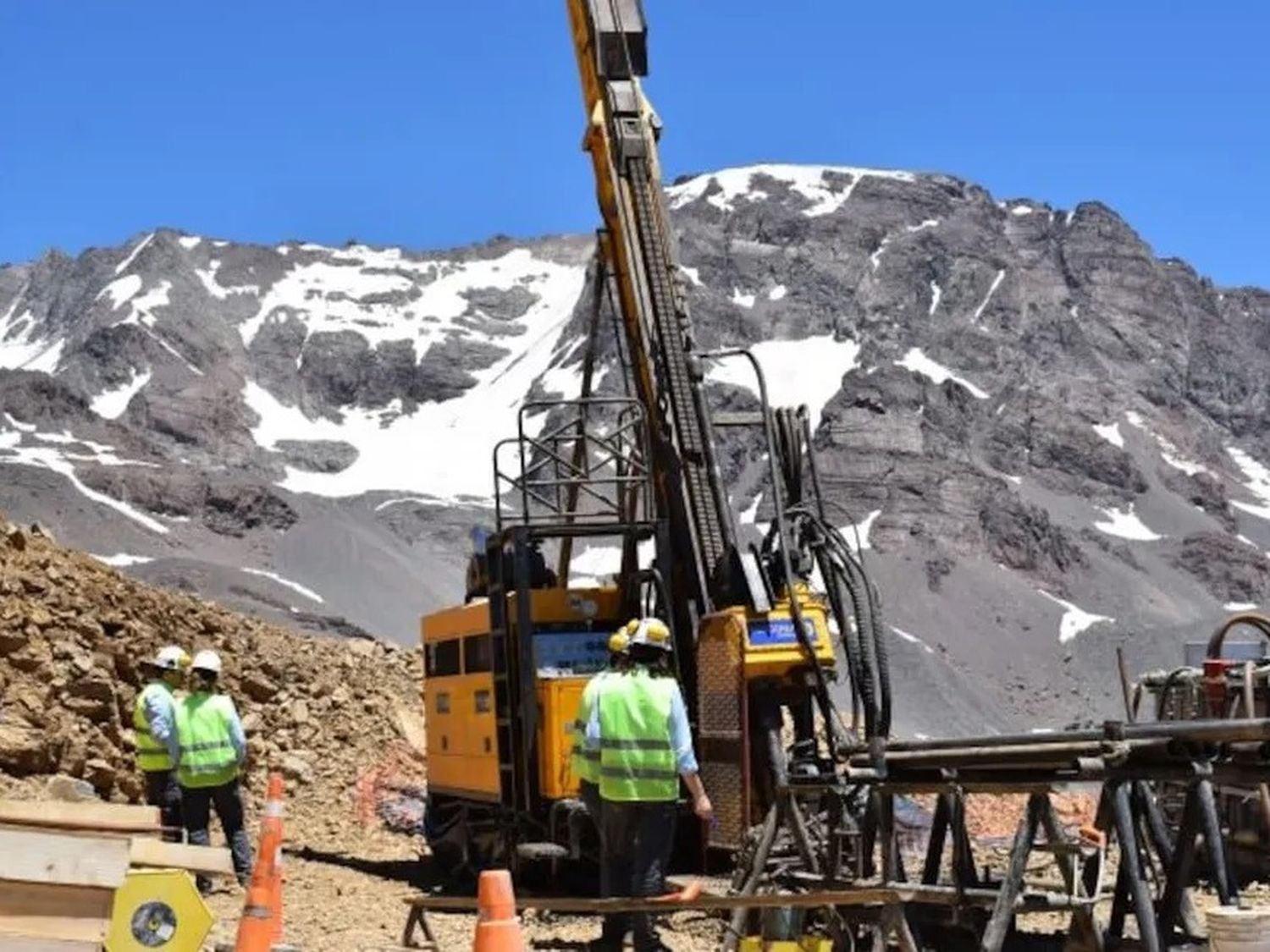 Minería en Mendoza. Foto: Prensa Gobierno de Mendoza