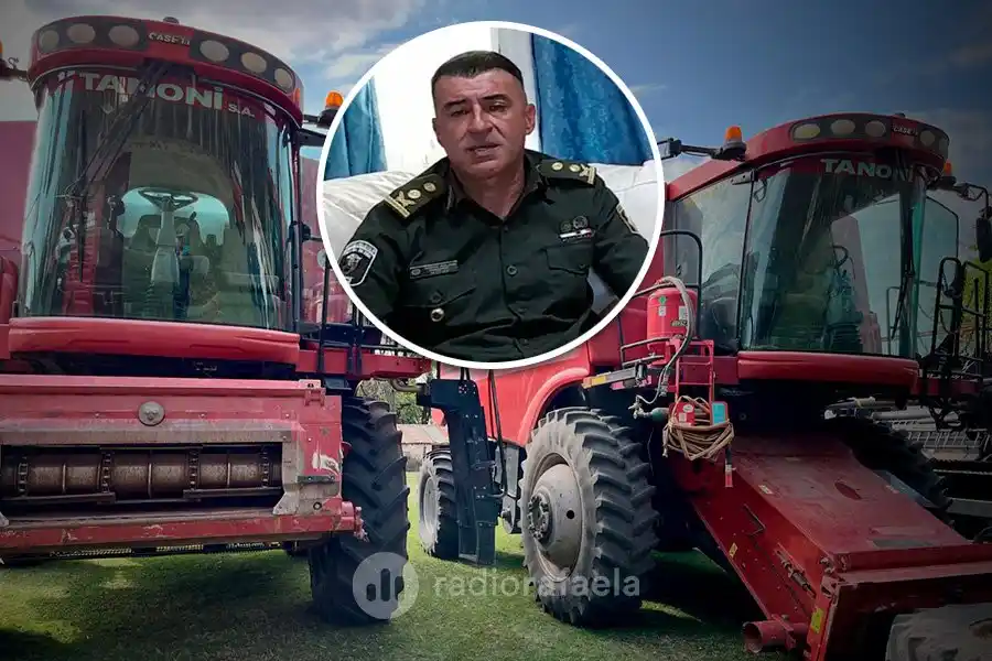 Importante robo a un productor agropecuario: "Contento por haber recuperado toda la maquinaria, logramos un trabajo con éxito"