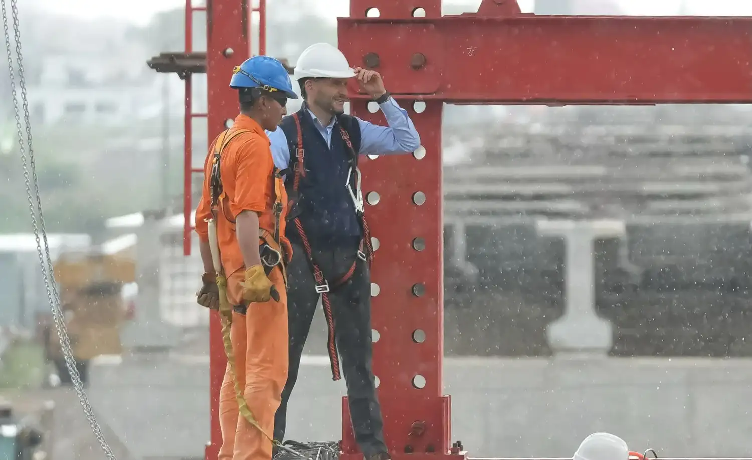 Pullaro recorrió el nuevo puente Santa Fe-Santo Tomé, que ya tiene un avance del 74 % - 4